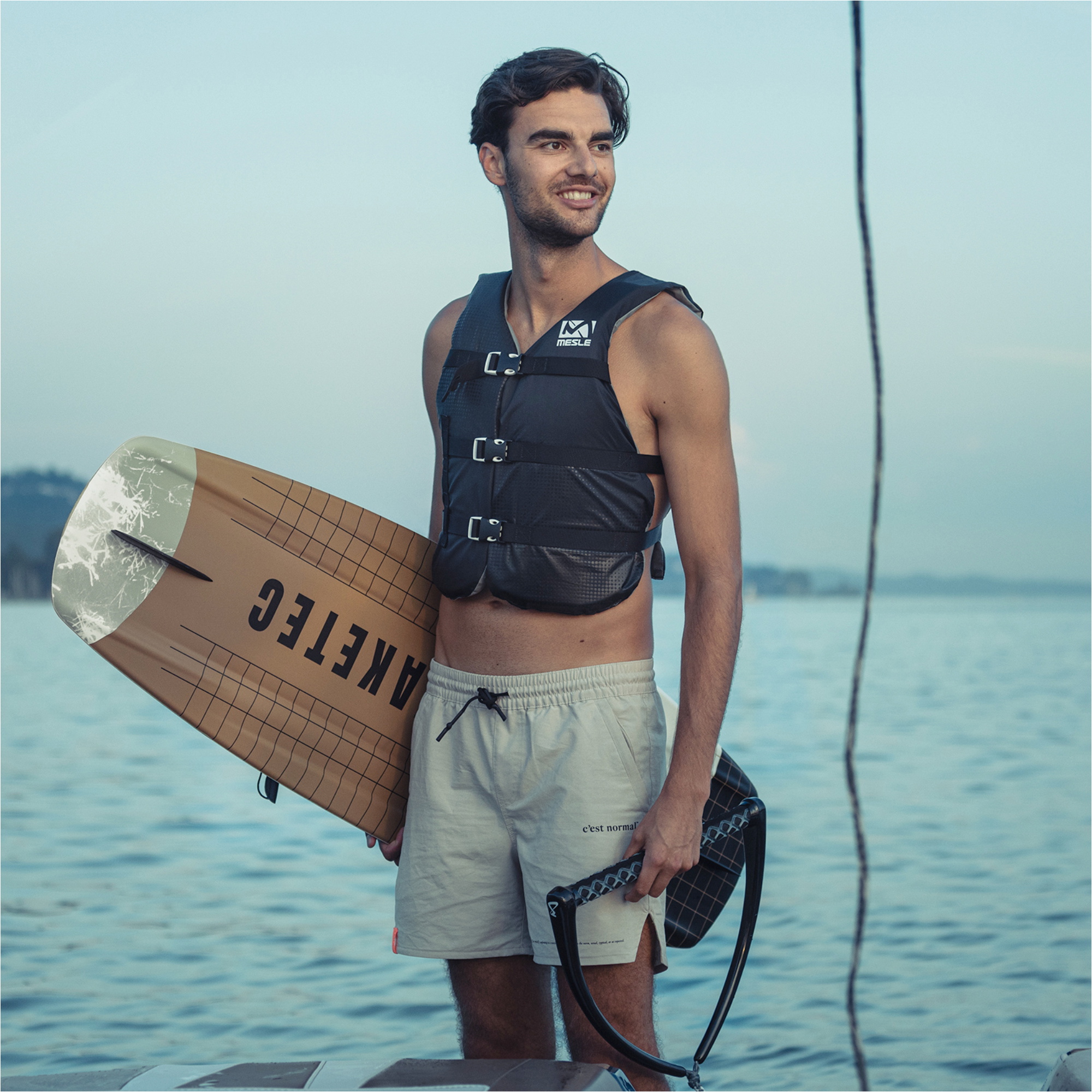 2026 Mesle Chaleco Sportsman Nylon 50N 54627 - Gris